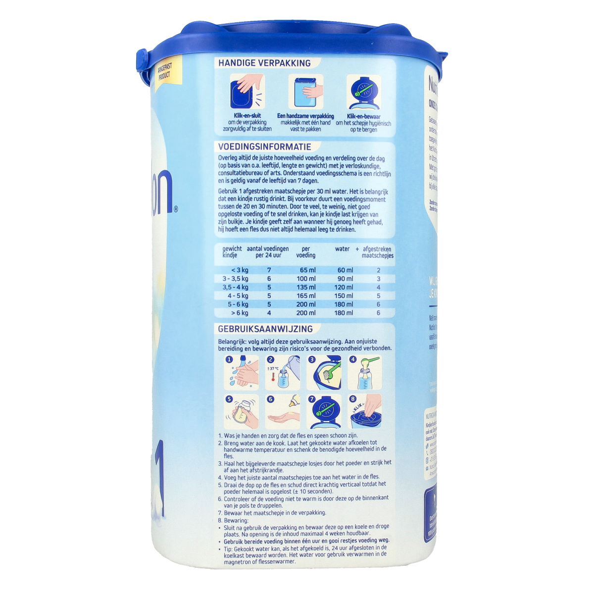 Nutrilon Volledige Zuigelingenvoeding 1 800.00 Gram