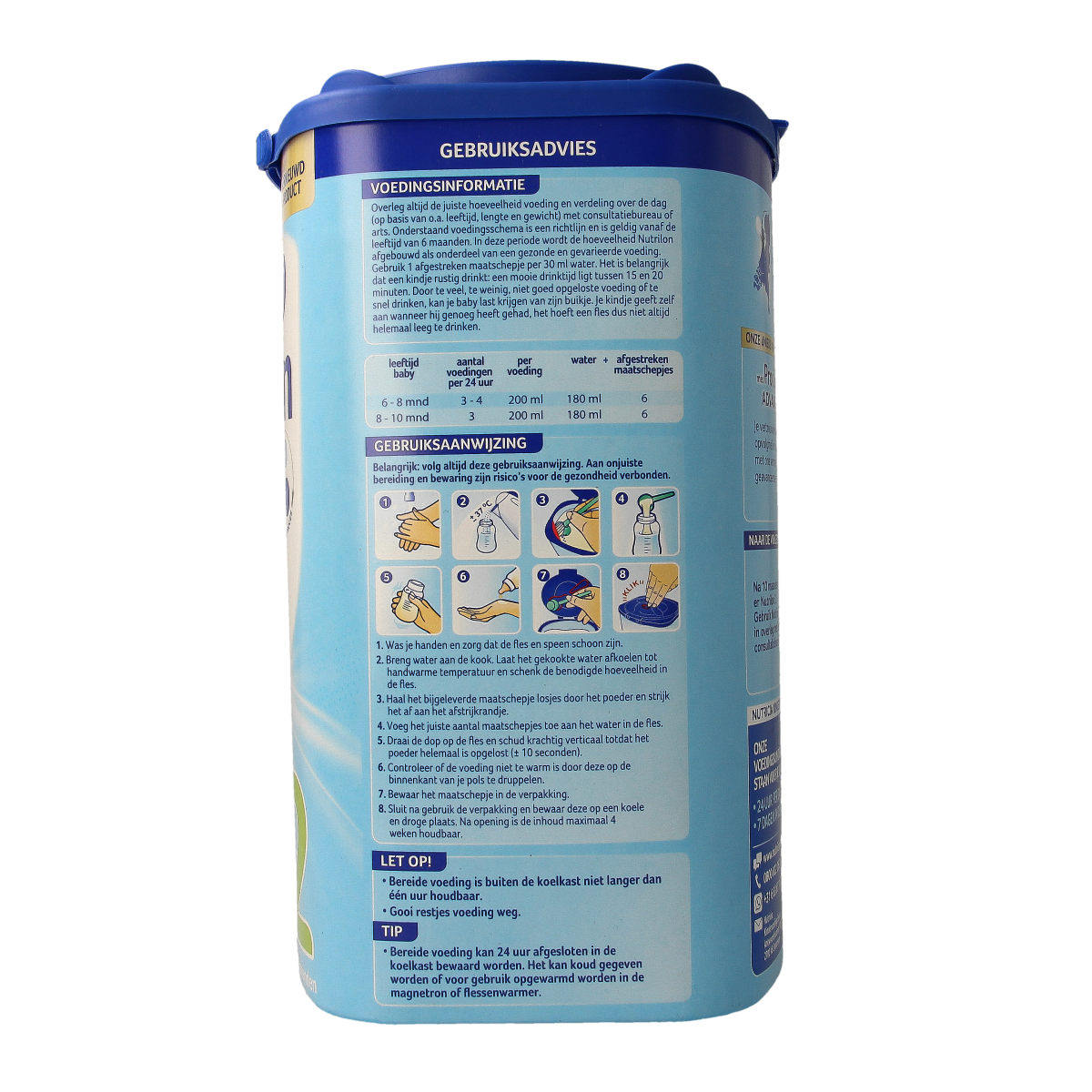 Nutrilon Standaard 2 opvolgmelk 800.00 Gram