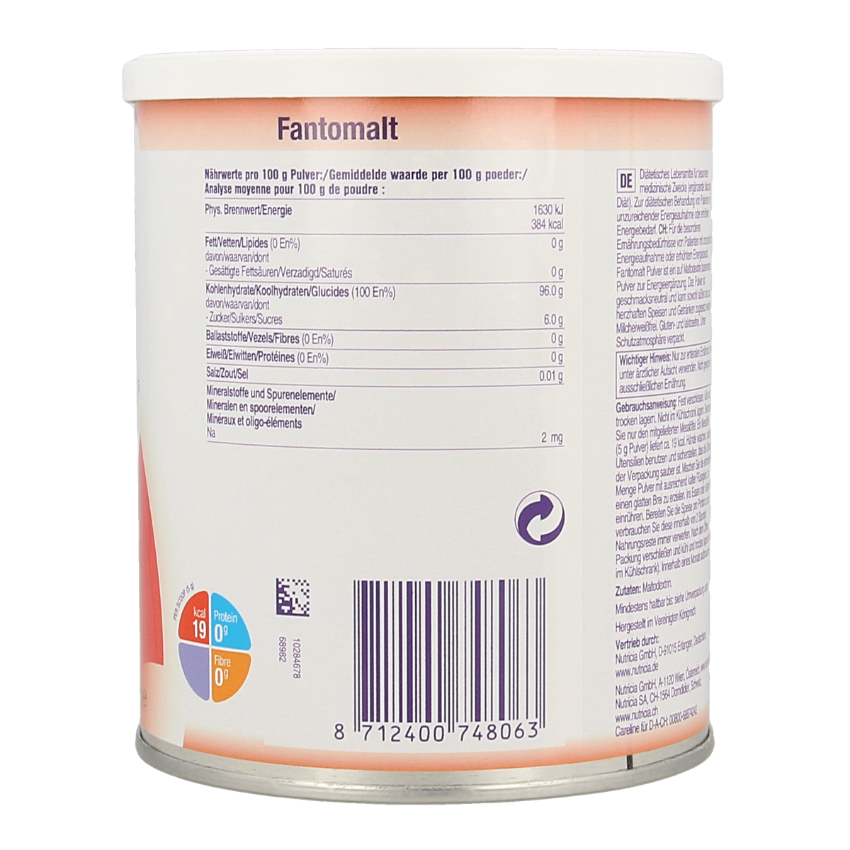 Fantomalt Poeder 400.00 Gram