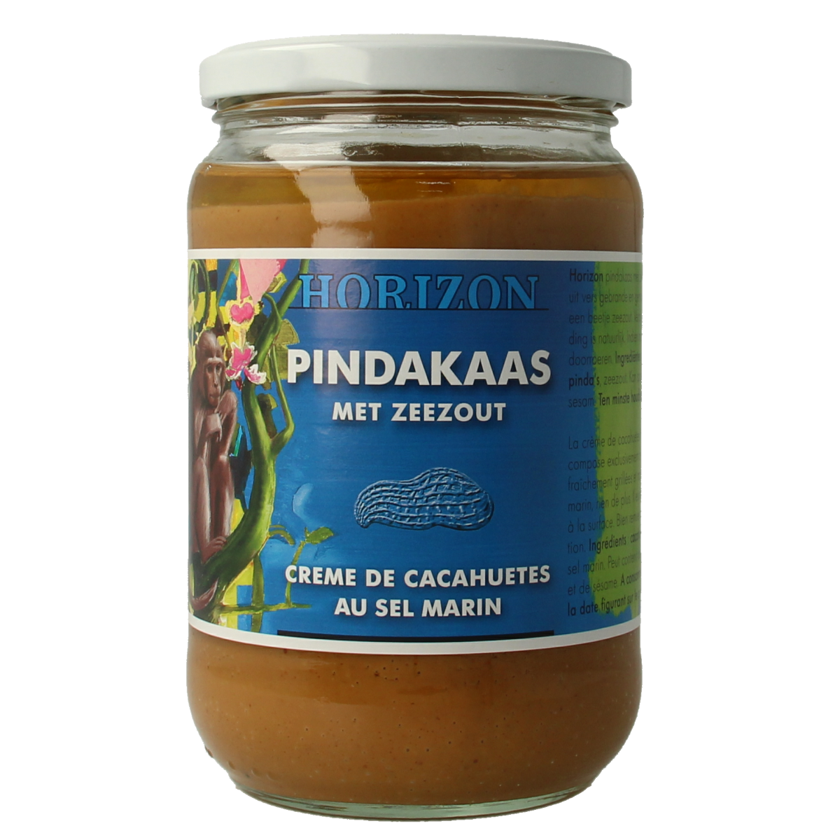 Horizon Pindakaas met zeezout eko bio 650.00 Gram