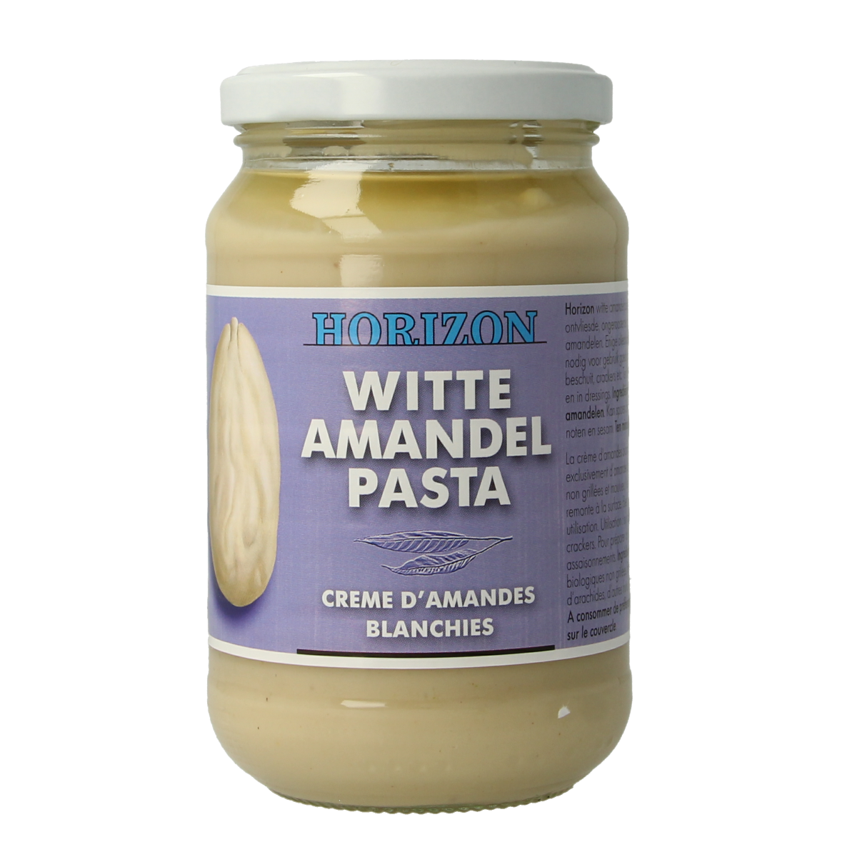 Horizon Witte amandelpasta eko bio 350.00 Gram