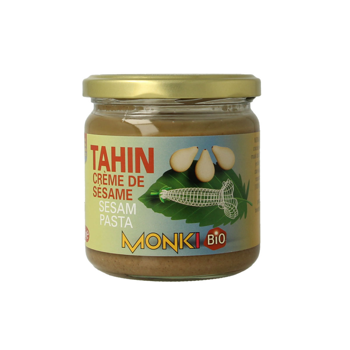 Monki Tahin zonder zout eko bio 330.00 Gram
