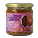 Monki Hazelnoten-rozijnenpasta eko bio 330.00 Gram