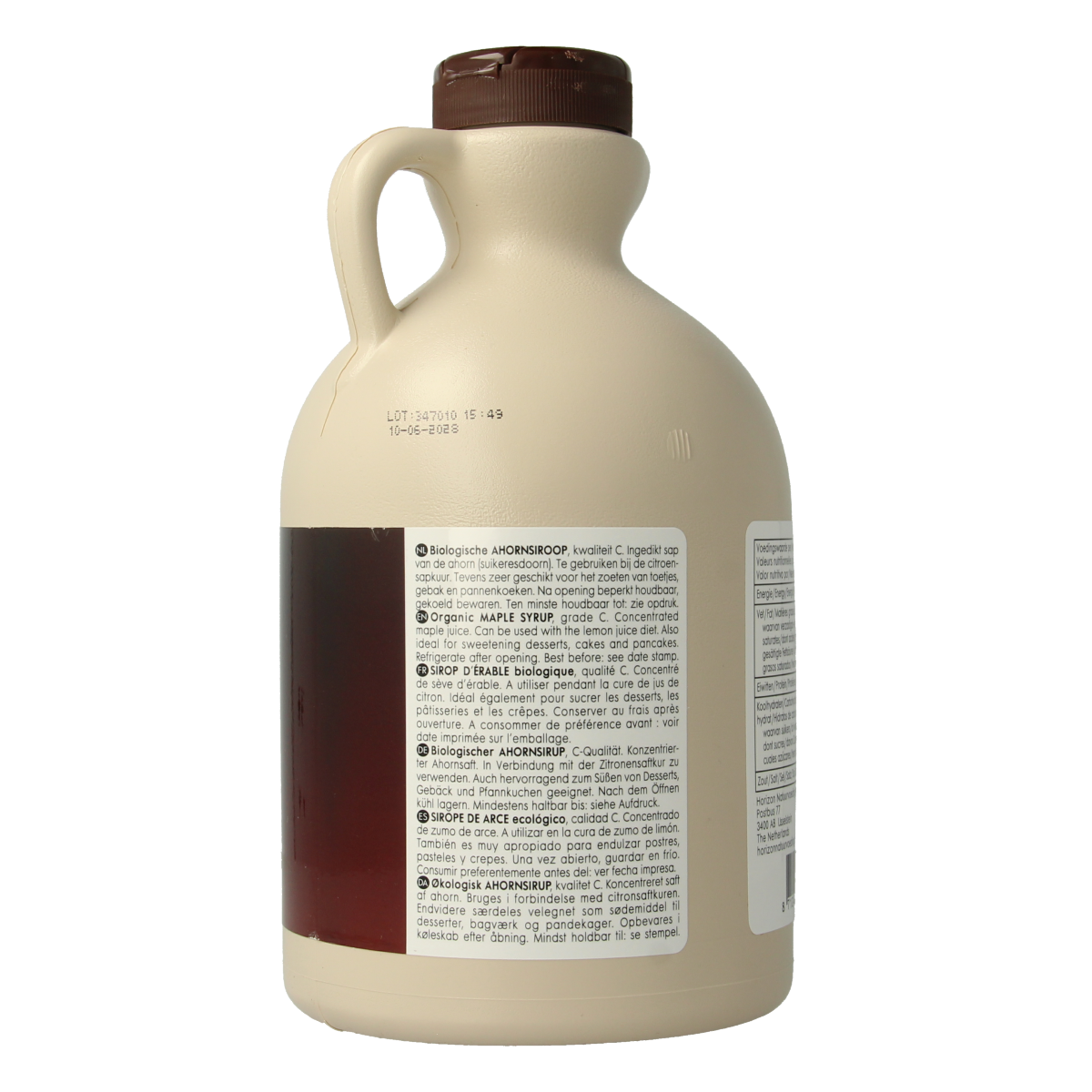 Horizon Ahornsiroop C graad eko bio 950.00 Milliliter