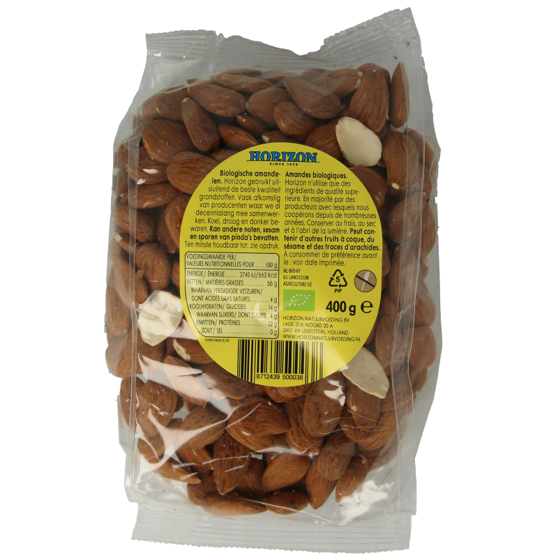 Horizon Amandelen bio 400 Gram