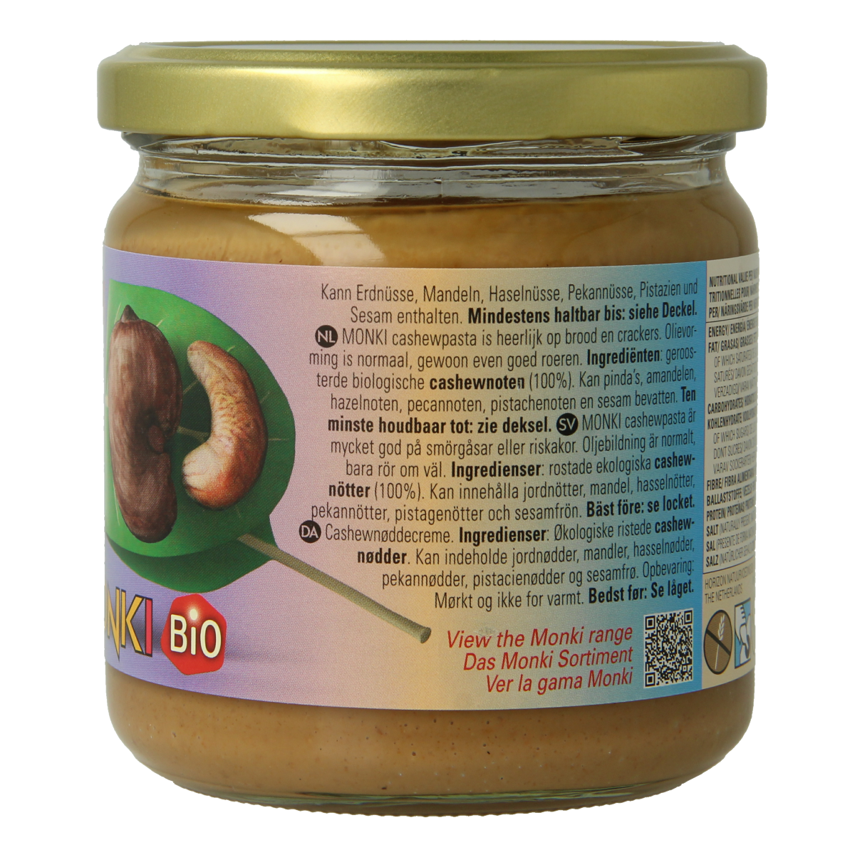 Monki Cashewpasta bio 330.00 Gram