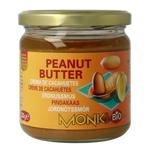 Monki Pindakaas zonder zout bio 330.00 Gram