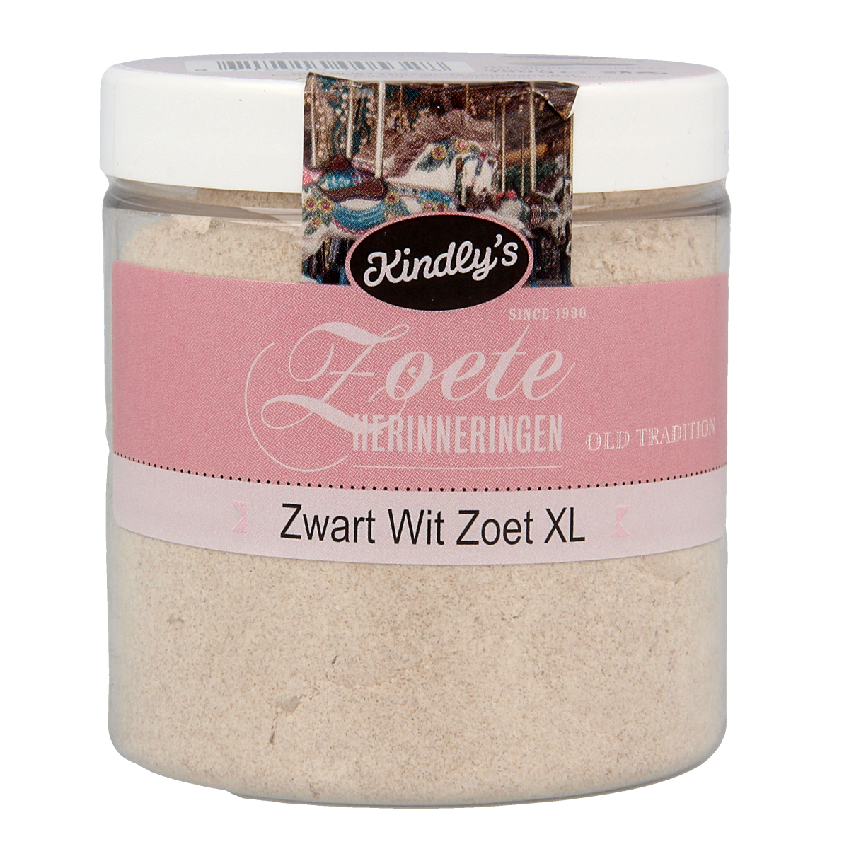 Kindly's Zwart wit zoet XL 150.00 Gram