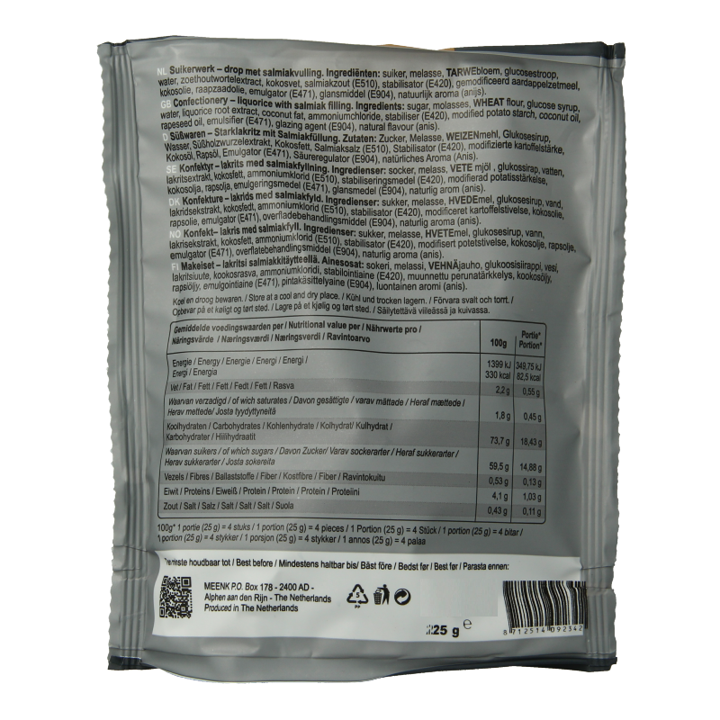 Meenk Dropstammen stazak 225 Gram