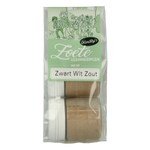 Kindly's Zwart wit potjes zout 25 gram 2.00 Stuks