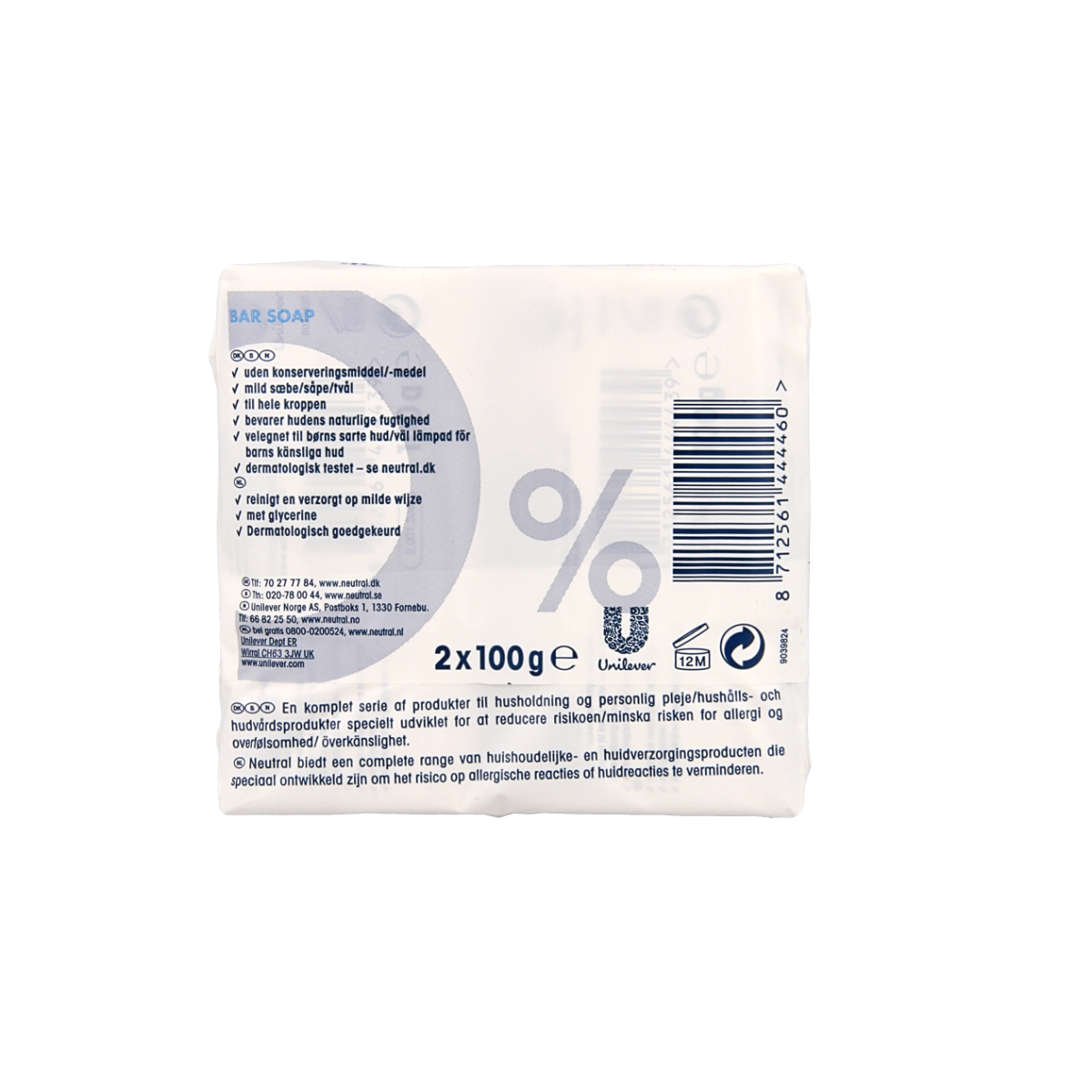 Neutral Zeeptablet duo 2 x 100 gram 200.00 Gram