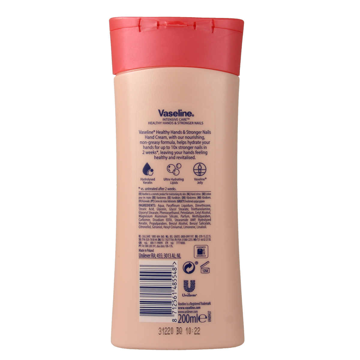 Vaseline Lotion hand & nail 200.00 Milliliter