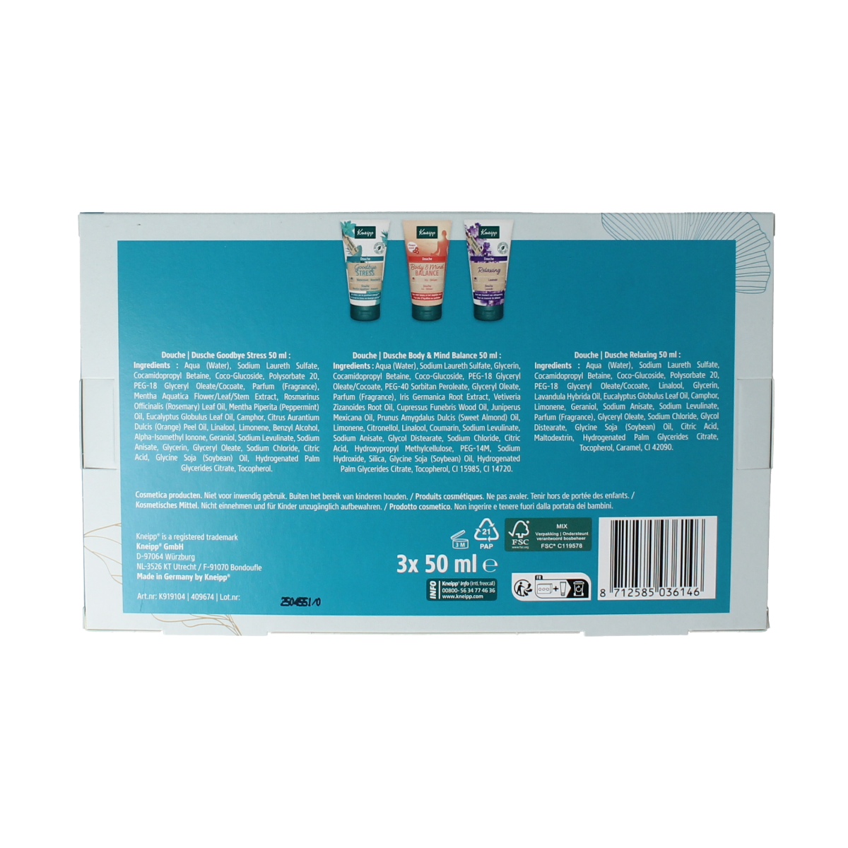 Kneipp Geschenkverpakking shower favourites 1.00 Set