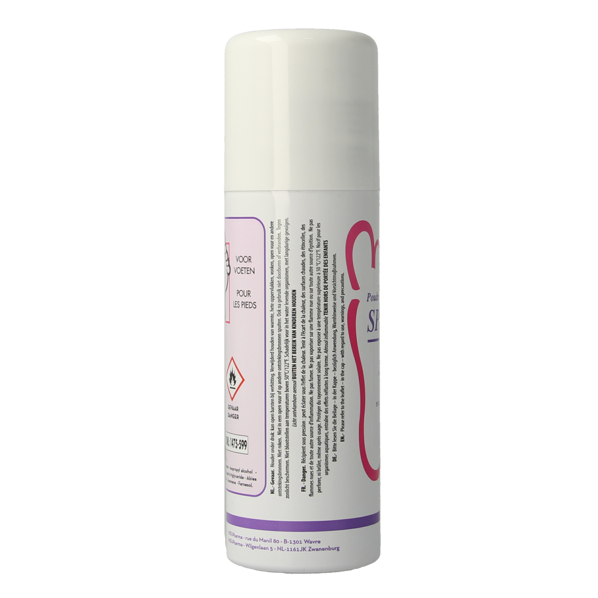 Spreemyk Poederspray voeten 125.00 Milliliter