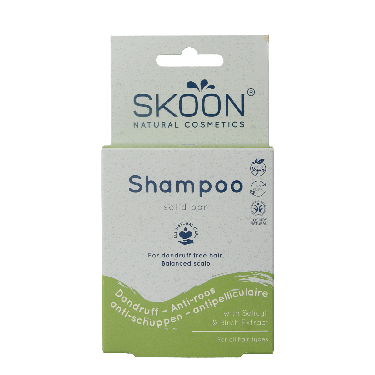 Skoon Solid shampoo anti-roos 90.00 Gram