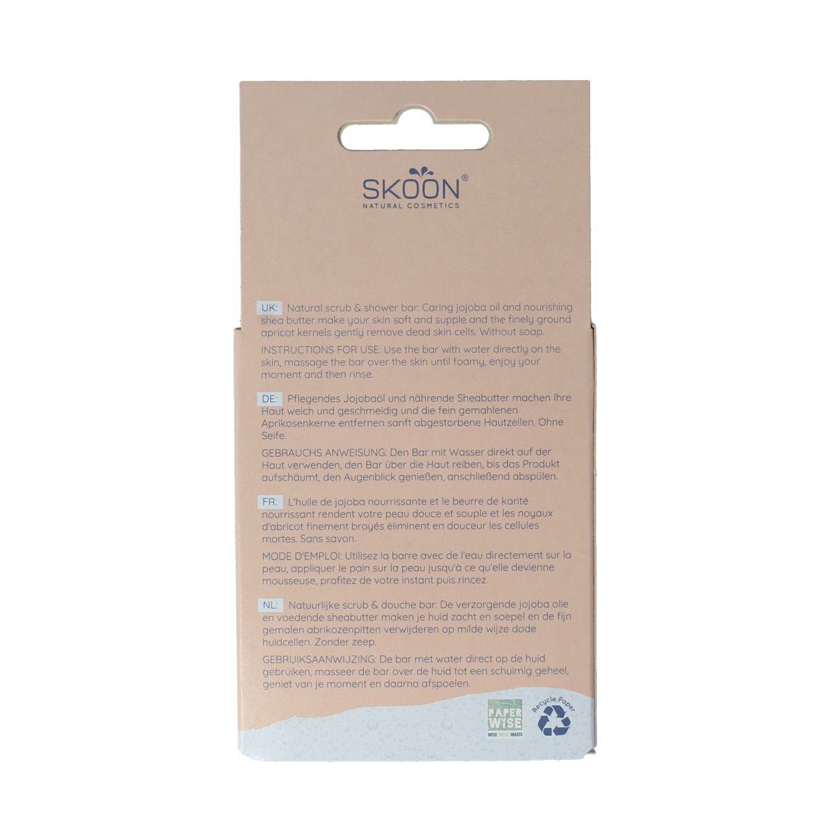 Skoon Solid scrub & shower 90.00 Gram