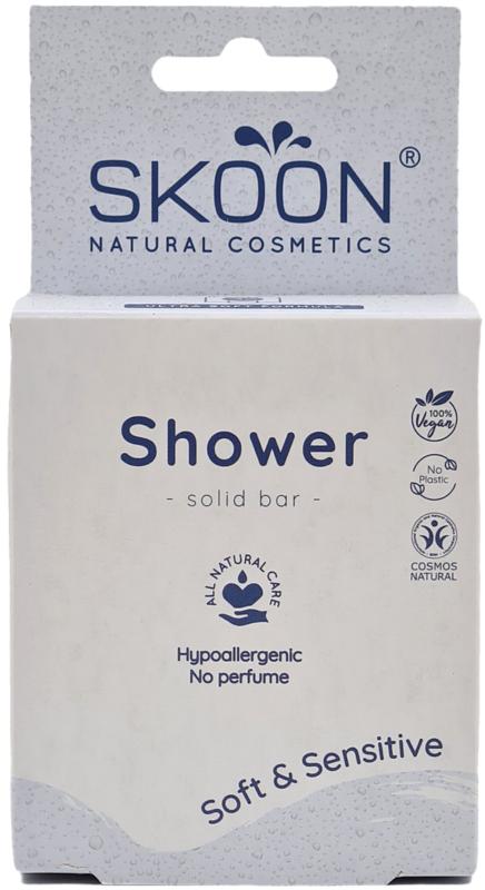Skoon Solid shower soft & sensitive 90.00 Gram
