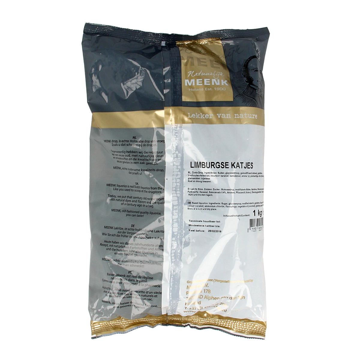 Meenk Katjes drop  5.00 Kilogram