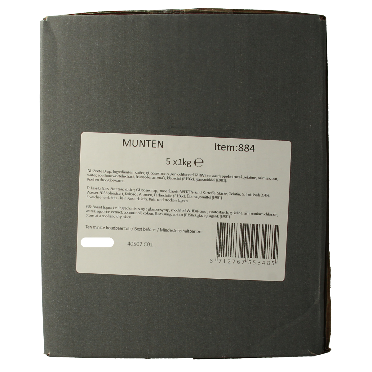Meenk Muntdrop 5.00 Kilogram