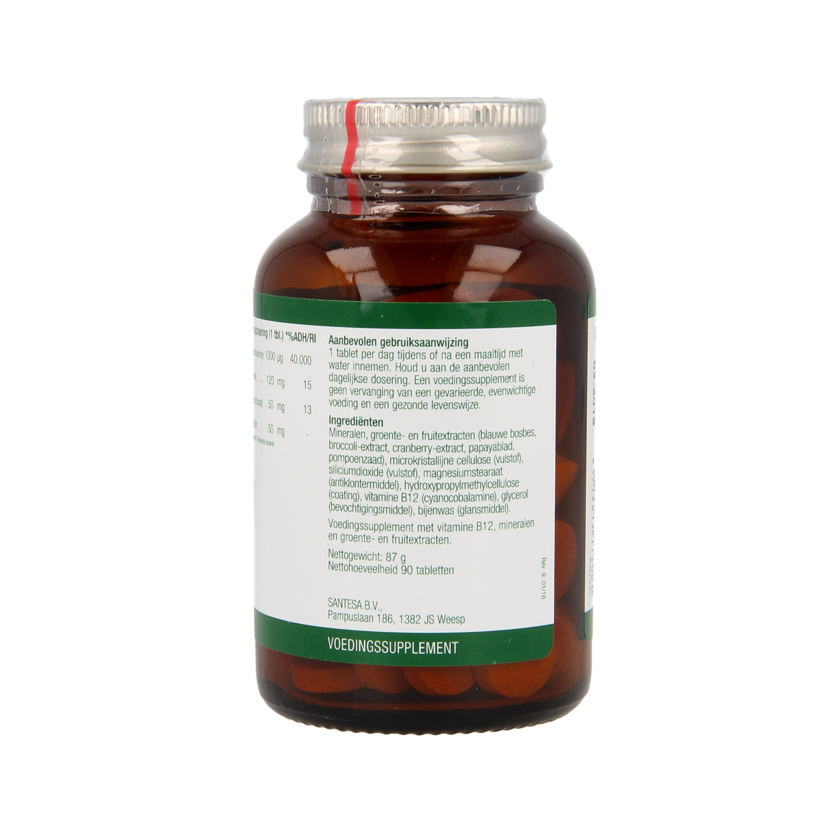 Essential Organics Vitamine B12 1000mcg 90.00 Tabletten