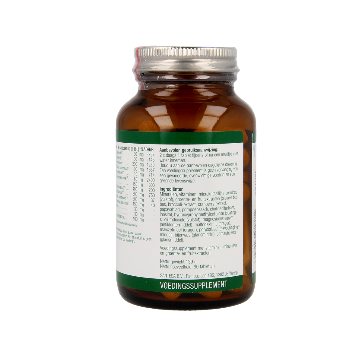 Essential Organics Bplex & C 90.00 Tabletten