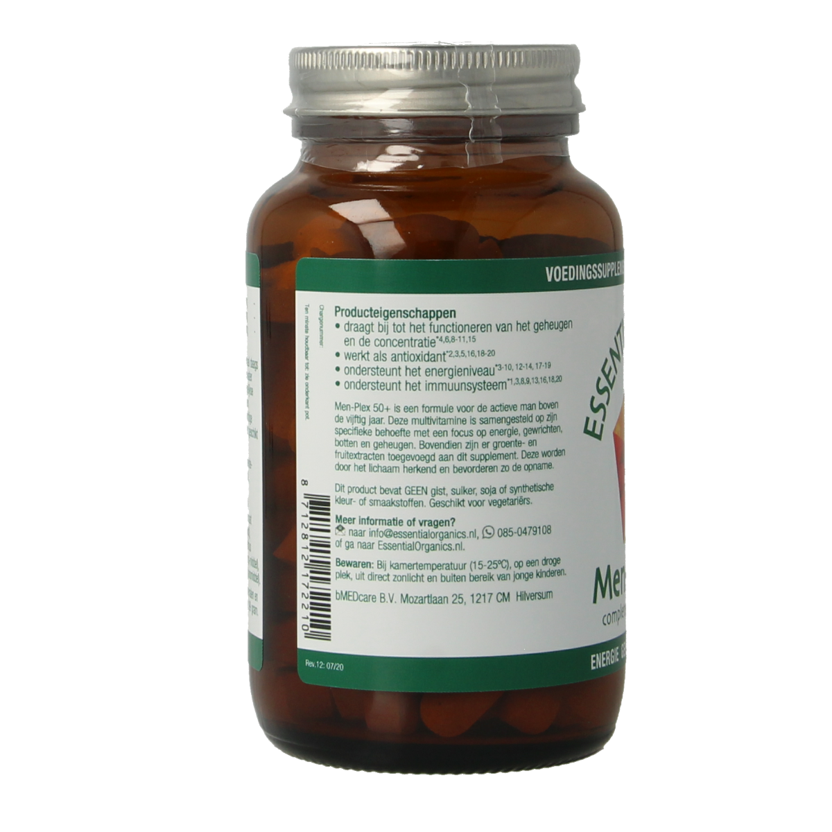 Essential Organics Men plex 50+ 90.00 Tabletten