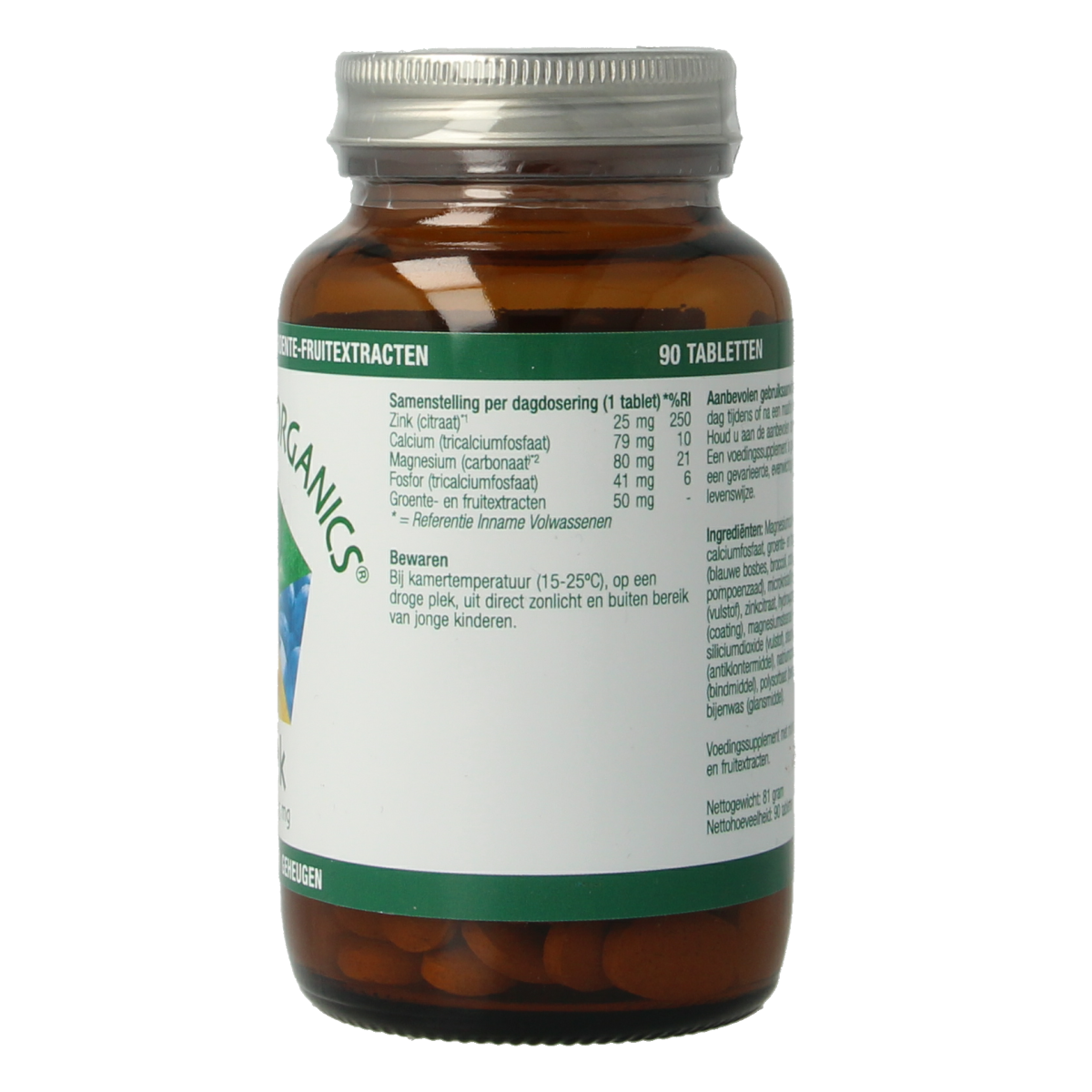 Essential Organics Zink 25mg 90.00 Tabletten