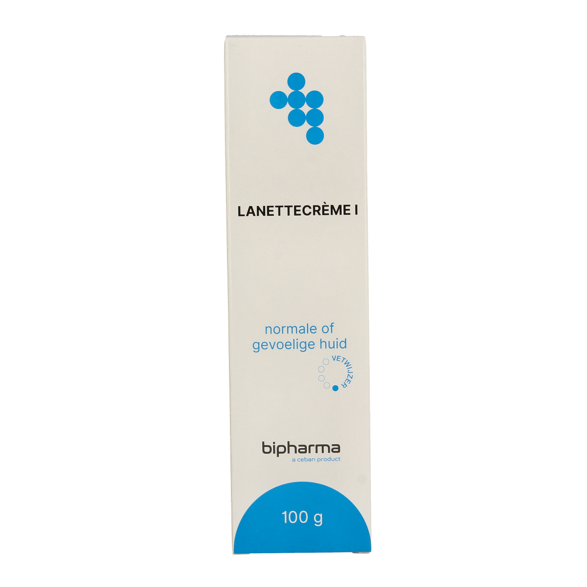 Bipharma Lanettecreme I tube in vouwdoos 100.00 Gram