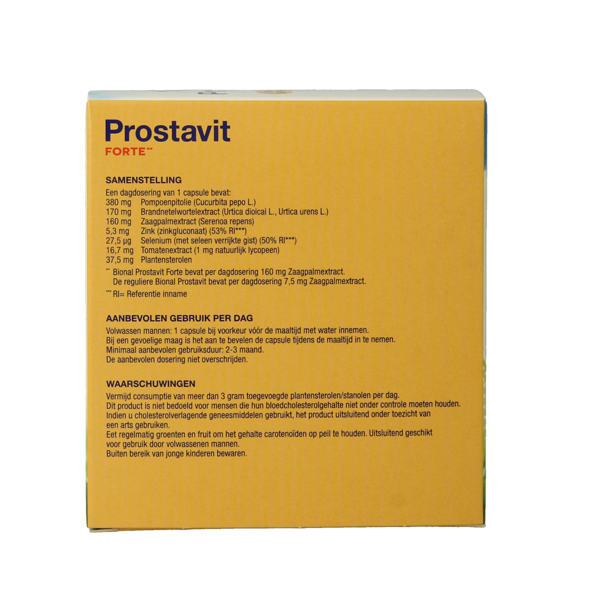 Bional Prostavit forte 90.00 Capsules