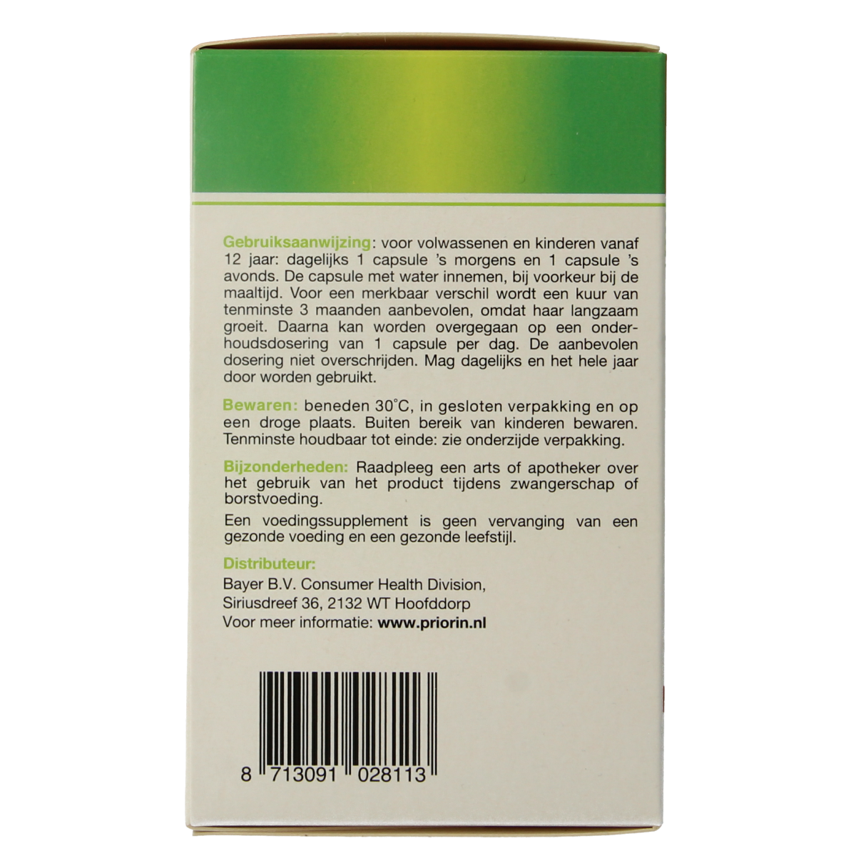 Priorin Gezond haar 120.00 Capsules