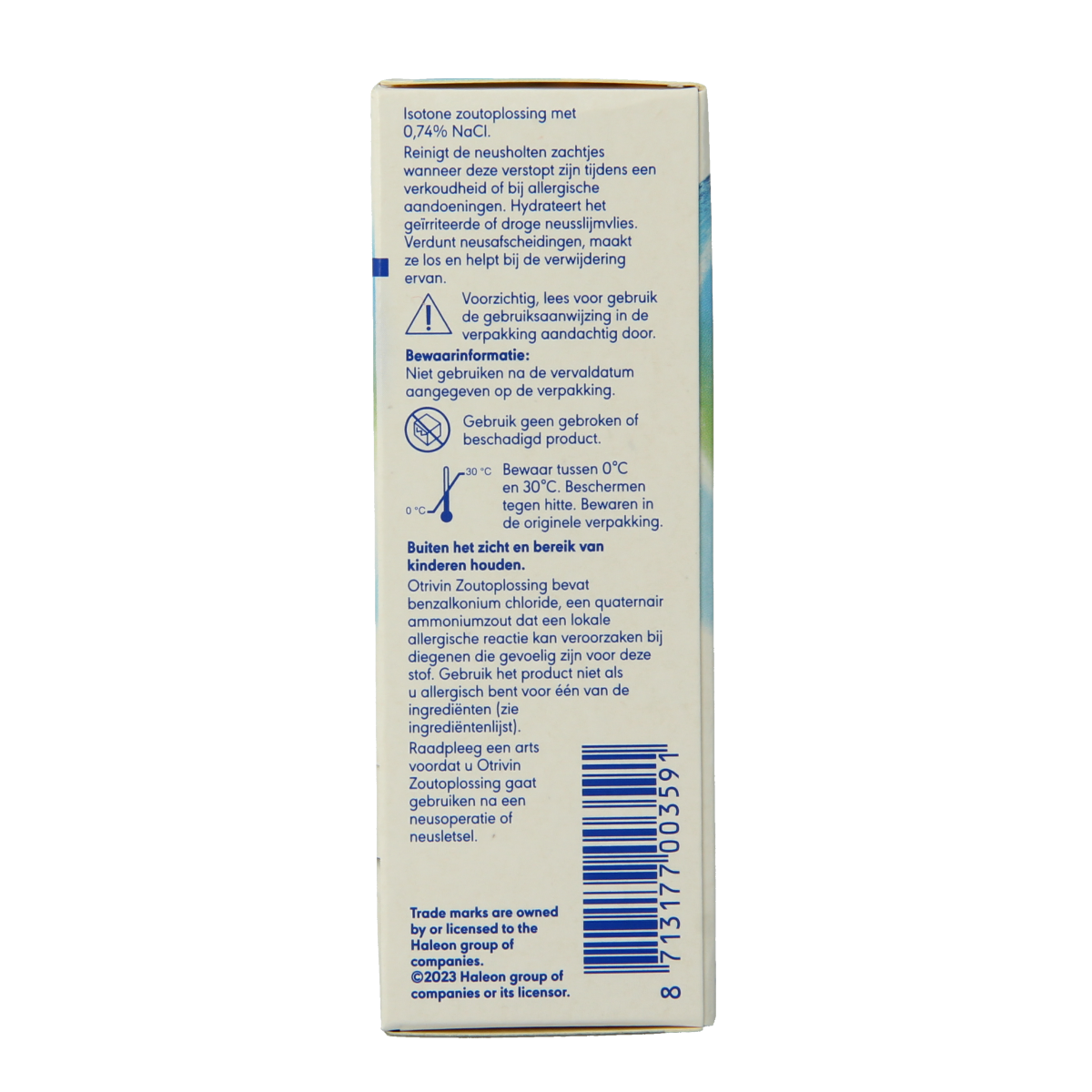Otrivin Zoutoplossing neusspray 15.00 Milliliter