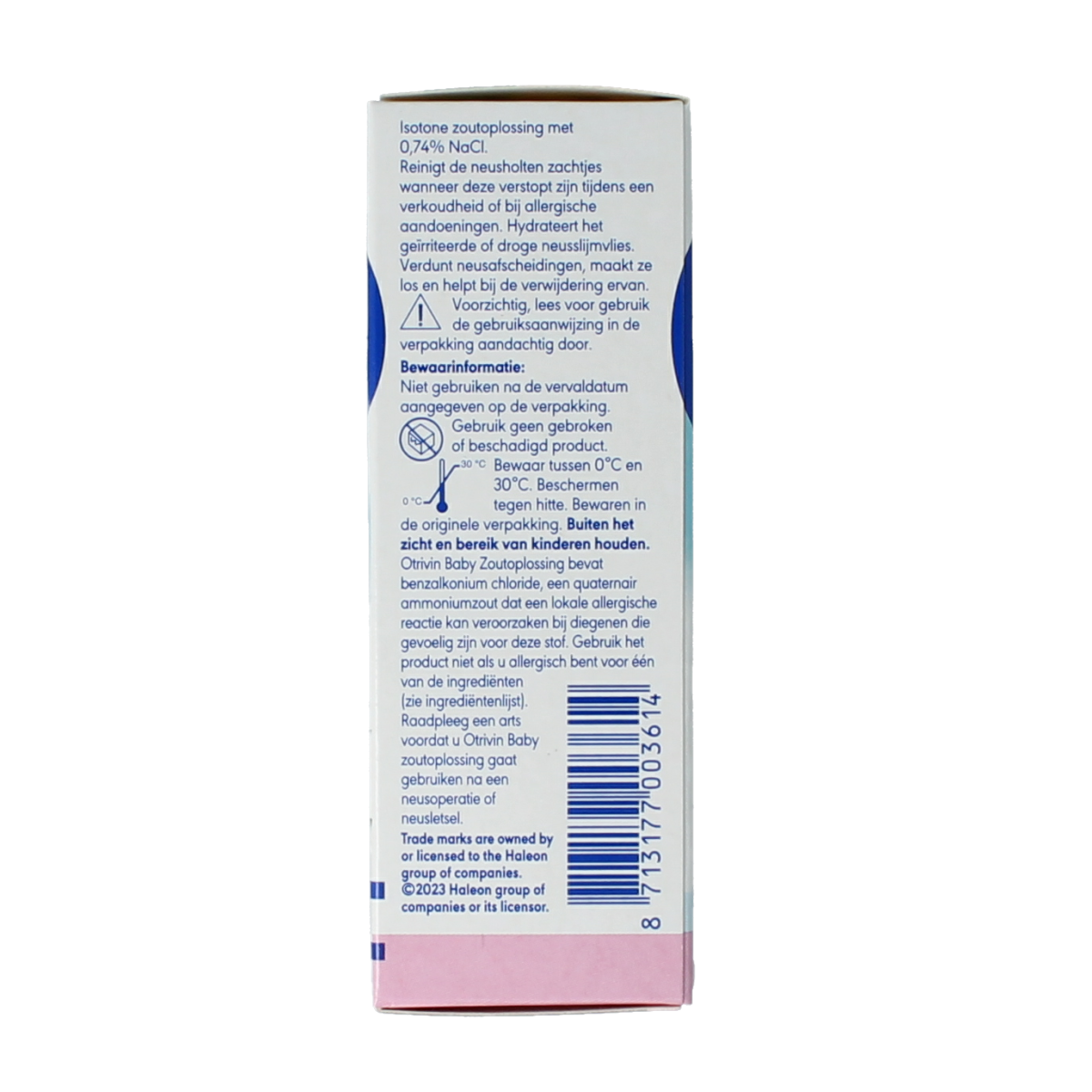 Otrivin Baby zoutoplossing spray 15.00 Milliliter