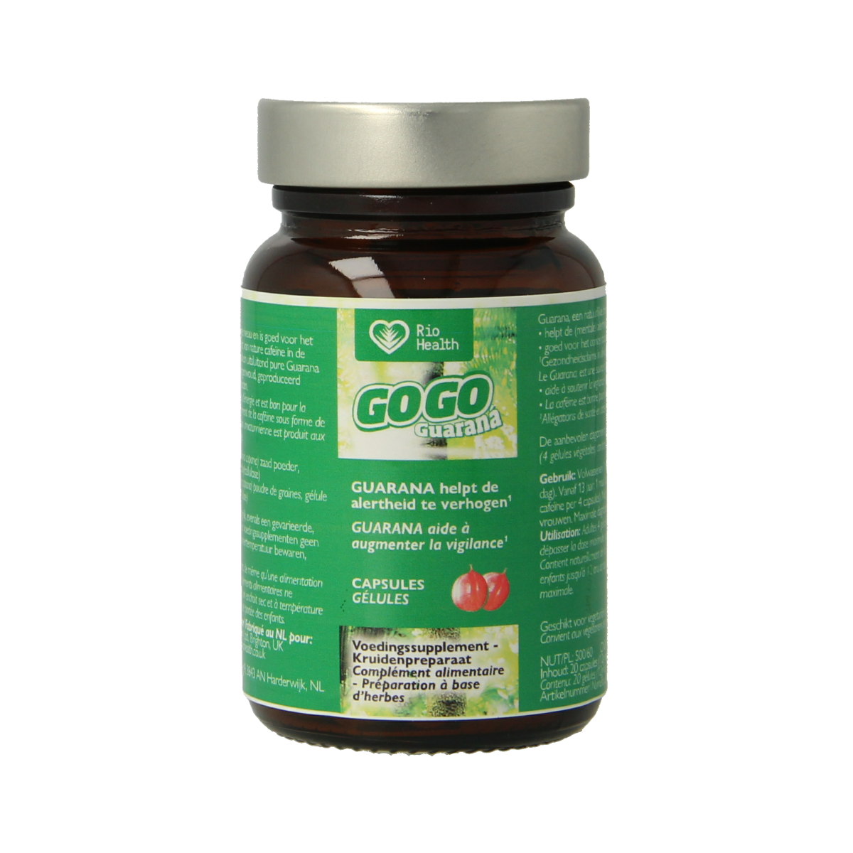 RIO Gogo guarana 500mg 10 dagen 20.00 Capsules