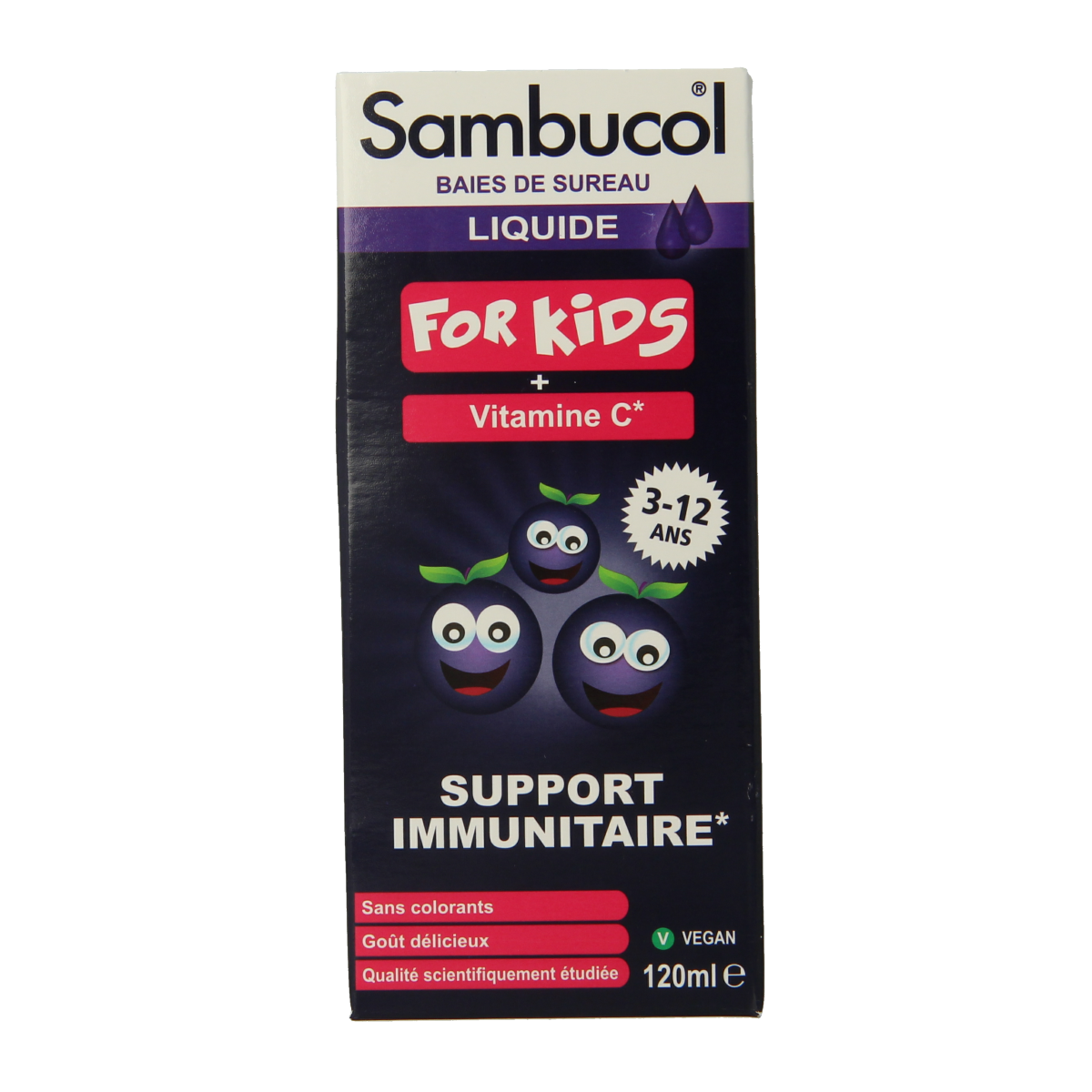 Sambucol Vlierbessensiroop for kids 120.00 Milliliter