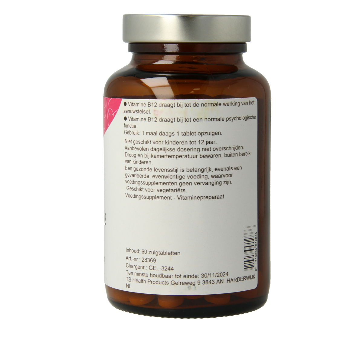 TS Choice Vitamine B12 cobalamine 60.00 Zuigtabletten