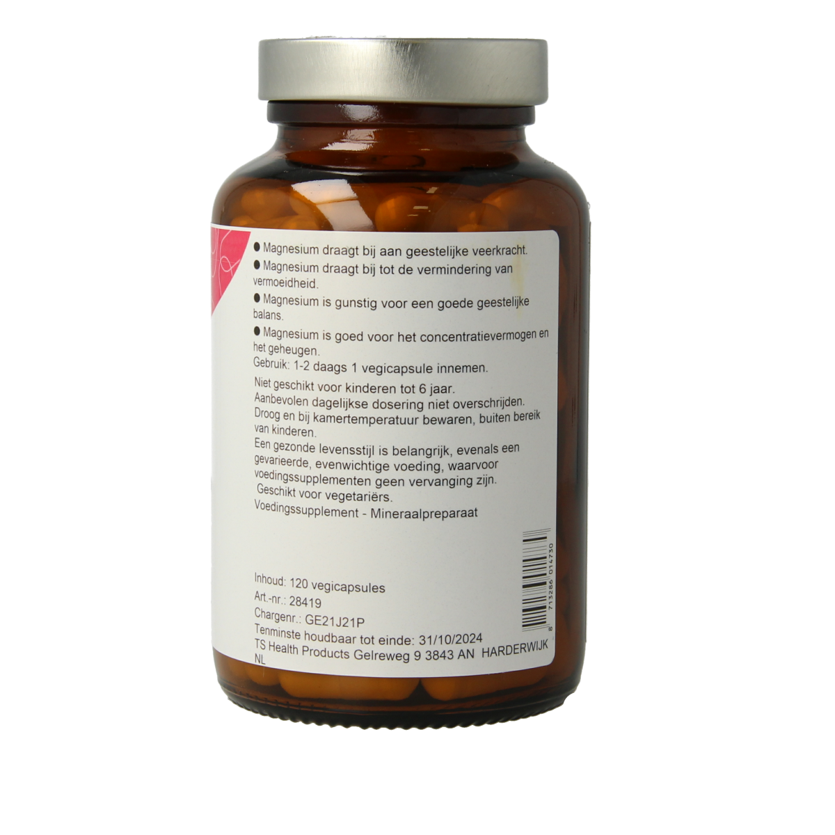 TS Choice Magnesiummalaat 120.00 Vegetarische capsules