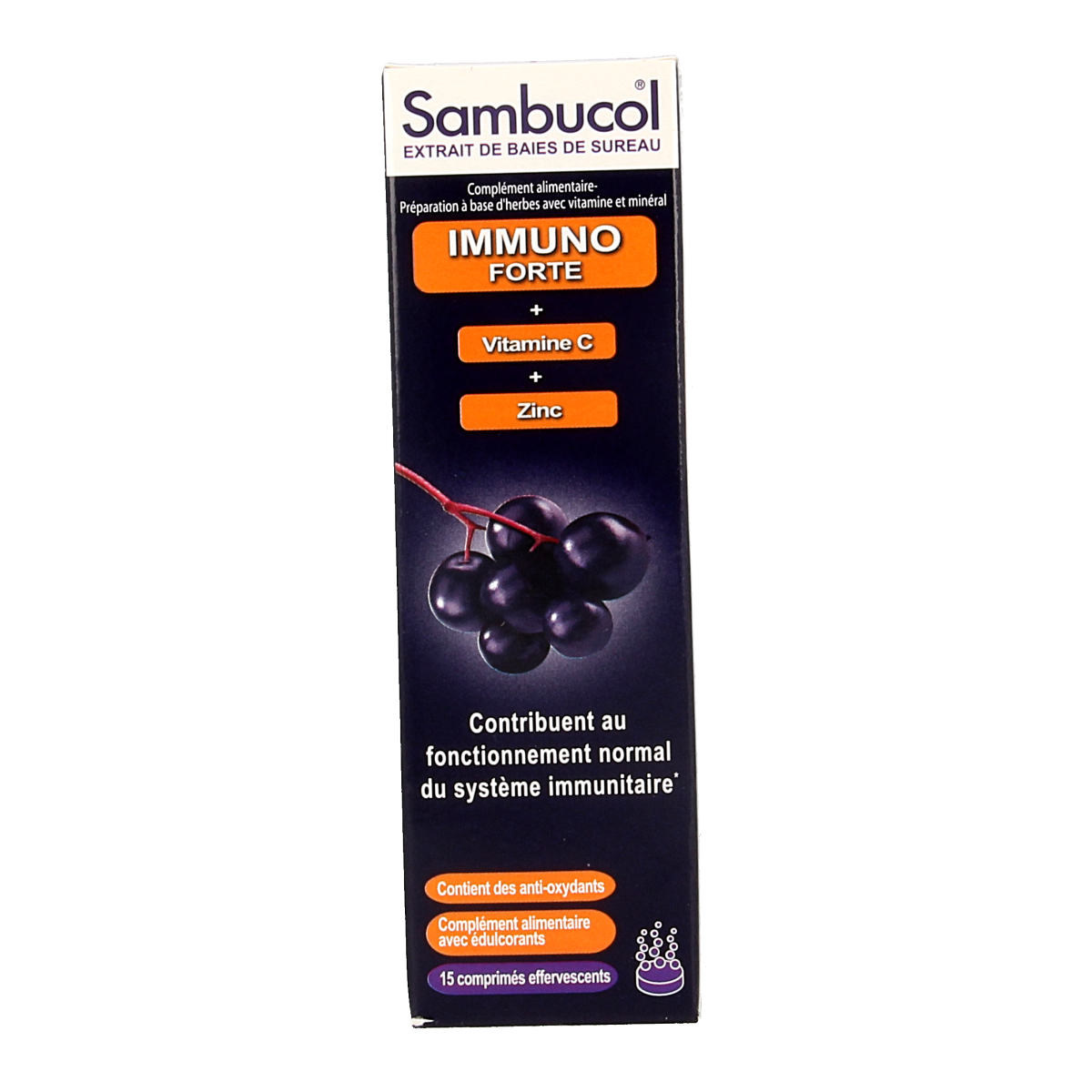 Sambucol Immuno forte bruistabletten suikervrij 15.00 Bruistabletten