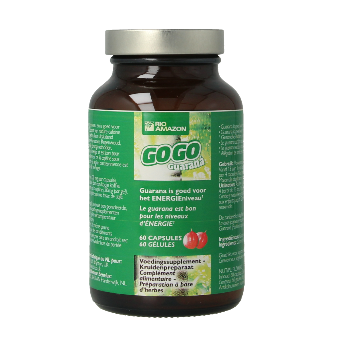 Rio Amazon Gogo guarana 60.00 Vegetarische capsules