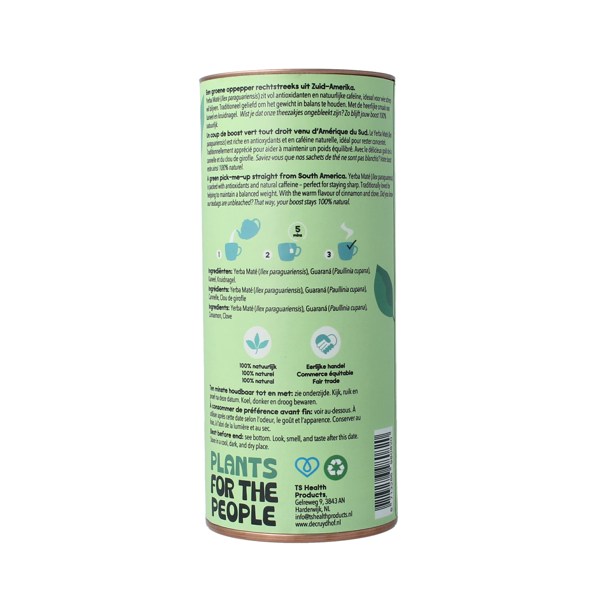 Cruydhof Thee yerba mate / guaranacinnamon / clove 20.00 Stuks