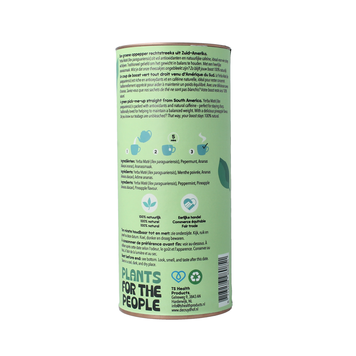 Cruydhof Thee yerba mate / pineapple 20.00 Stuks