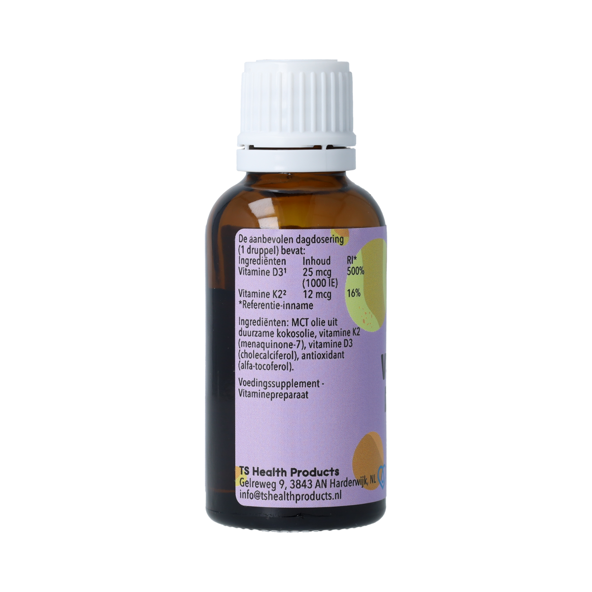 De Cruydhof Vitamine D3 & K2 25.00 Milliliter