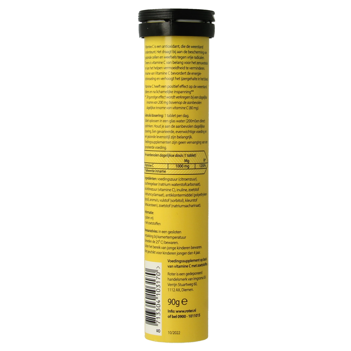 Roter Bruistabletten abr. sin. vit C 20.00 Bruistabletten