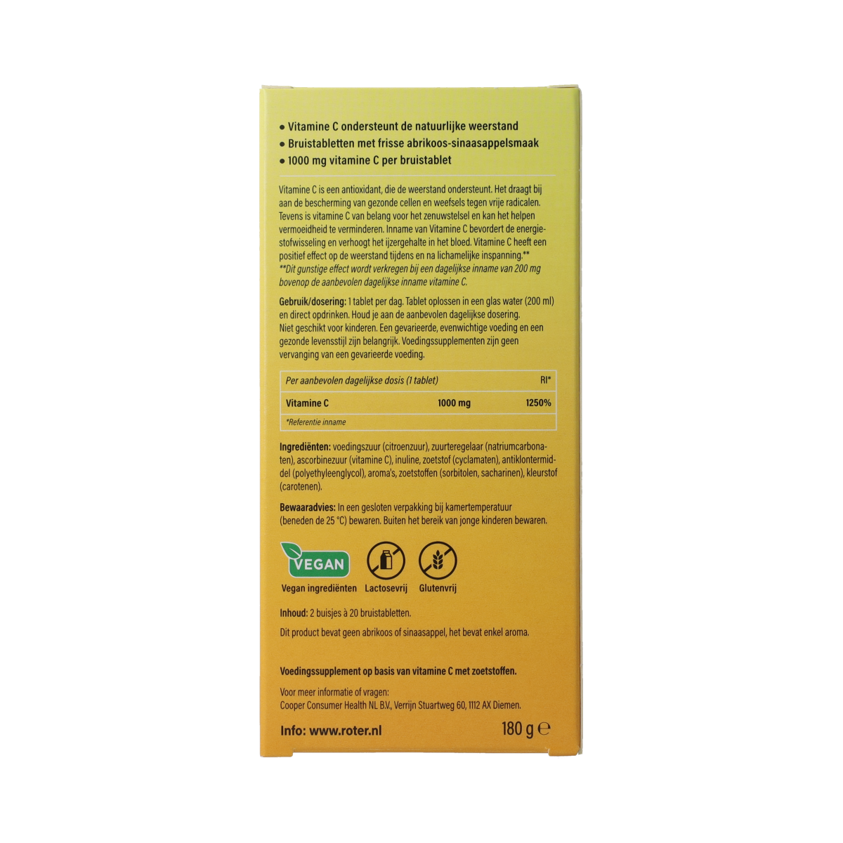 Roter Bruistabletten abr. sin. vit C duopack 40.00 Bruistabletten