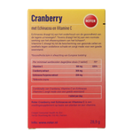 Roter Cranberry vitamine C & echinacea 30.00 Tabletten
