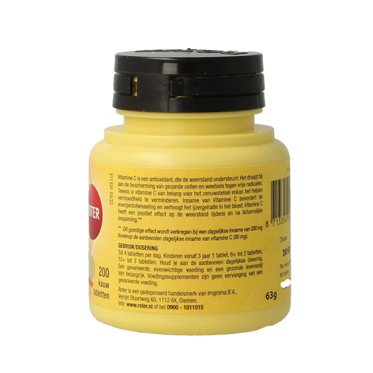 Roter Vitamine C 70mg kauwtablet 200.00 Kauwtabletten