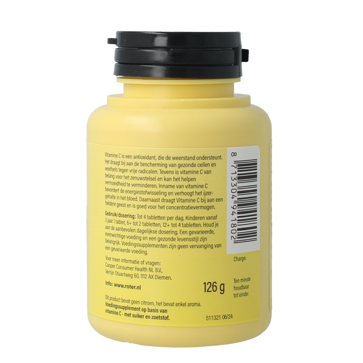 Roter Vitamine C 70 mg 400.00 Kauwtabletten