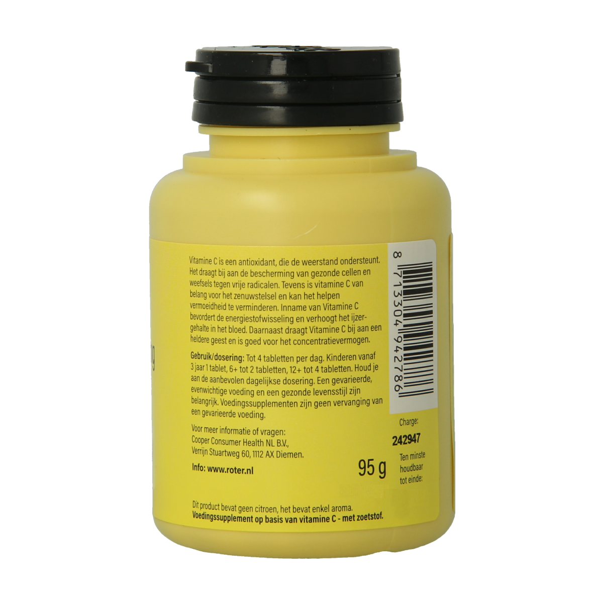 Roter Vitamine C 70 mg suikervrij 300.00 Kauwtabletten