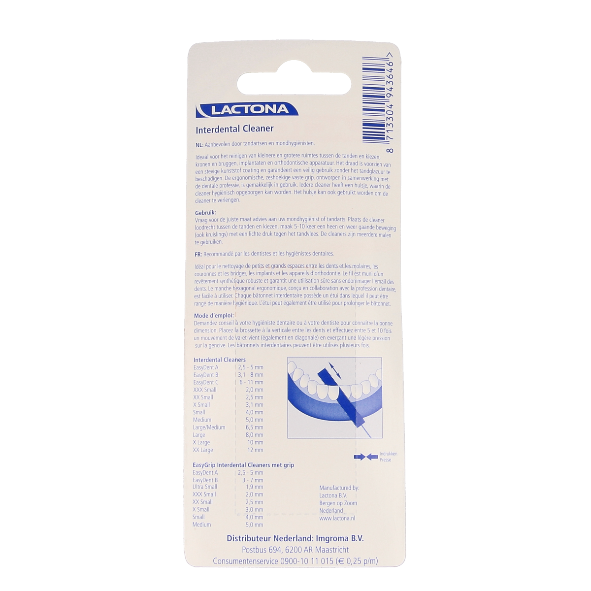 Lactona Easygrip ultra small 1.9mm 6.00 Stuks