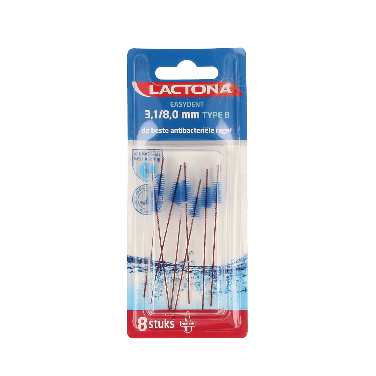 Lactona Easydent B 3.1-8mm zonder houdertje 8.00 Stuks