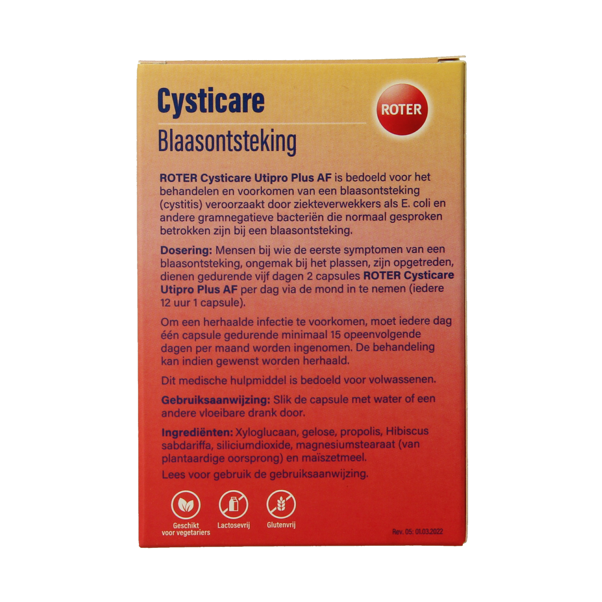 Roter Cysticare 15.00 Capsules